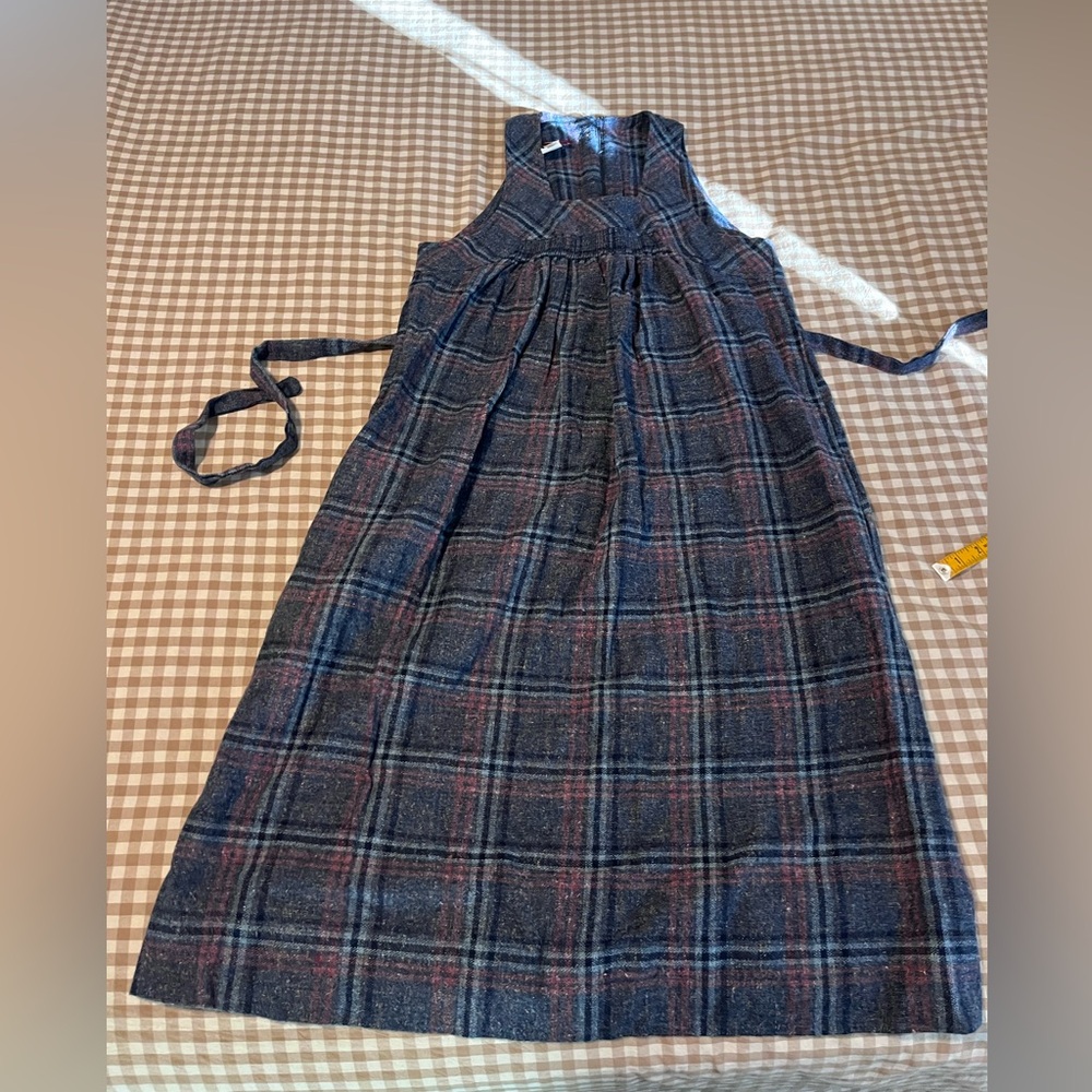 Vintage wool jumper dress S